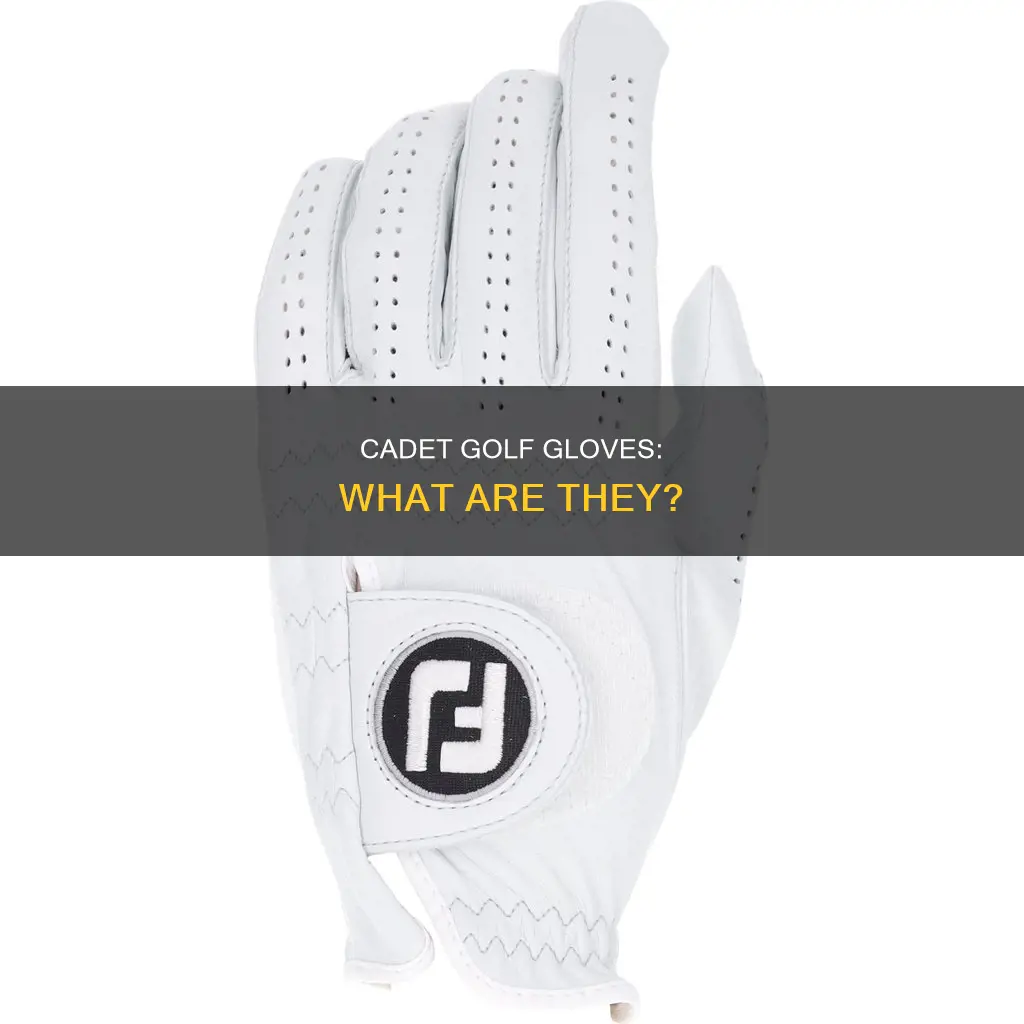 what are cadet golf gloves