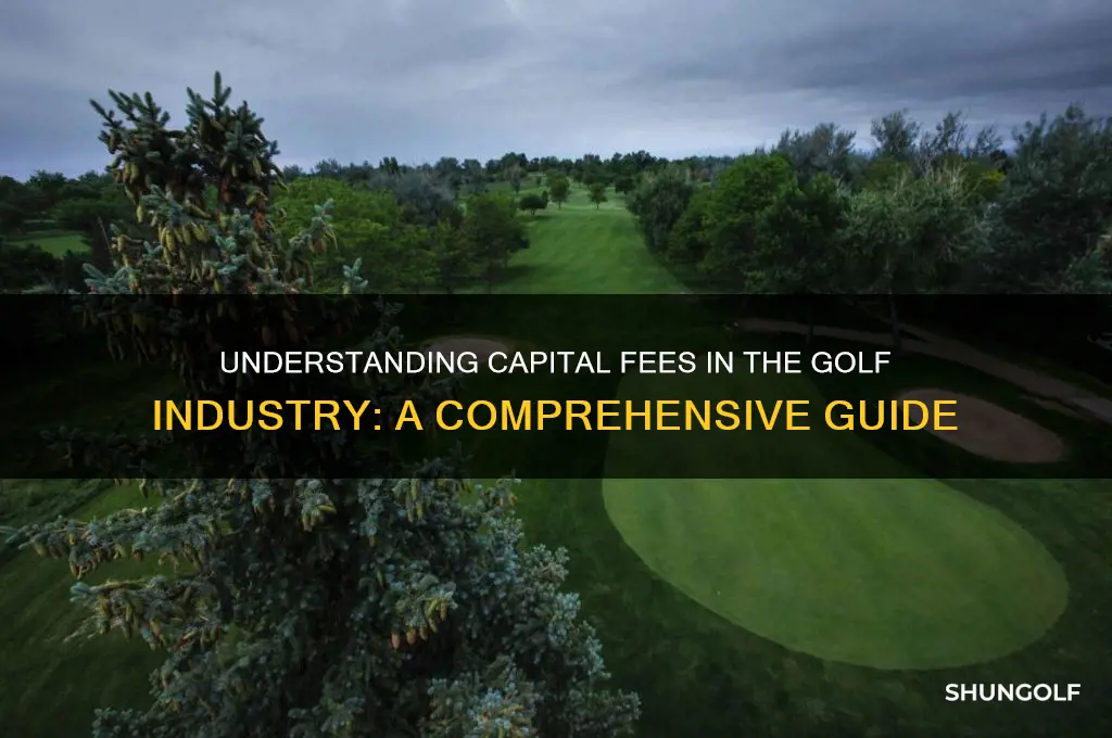 what are capital fees for a golf company