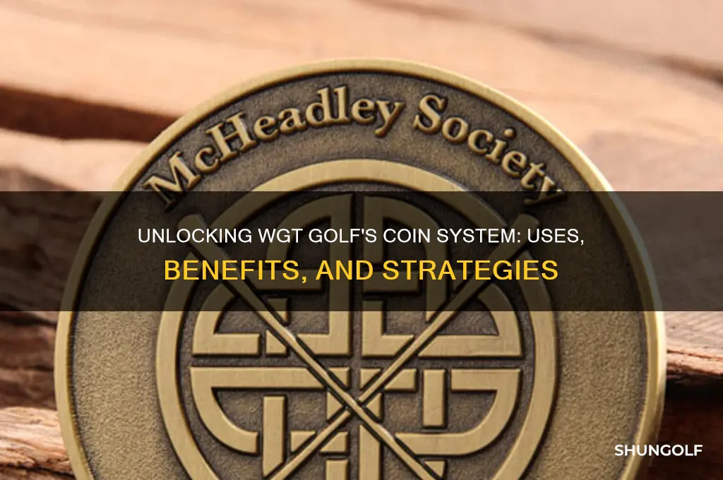 what are coins for in wgt golf