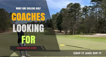 Key Traits College Golf Coaches Seek in Prospective Student-Athletes
