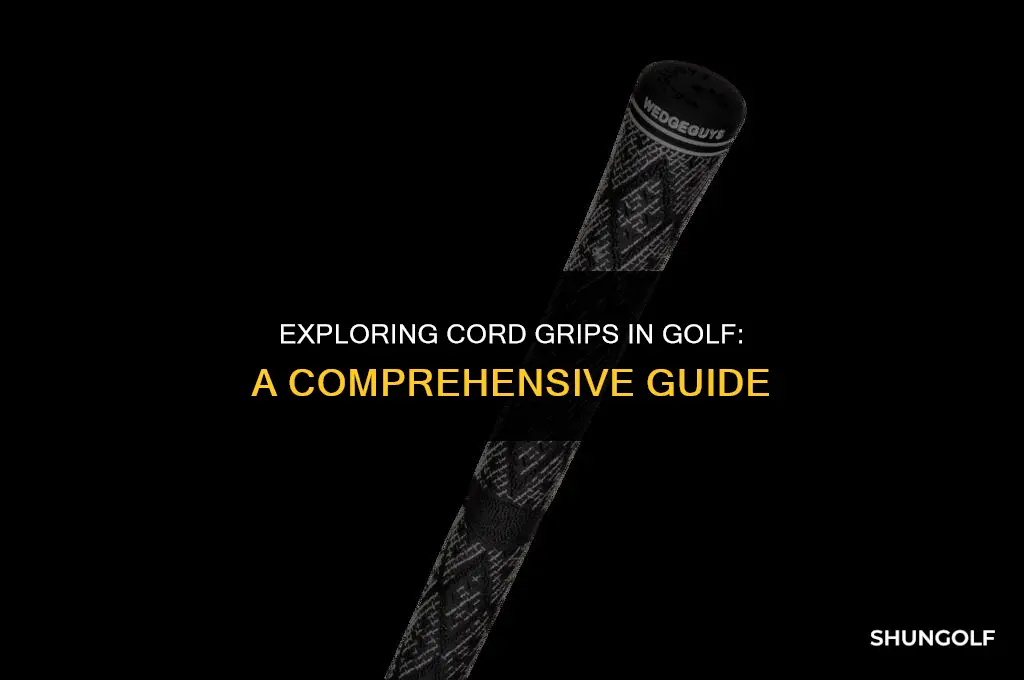 what are cord grips golf