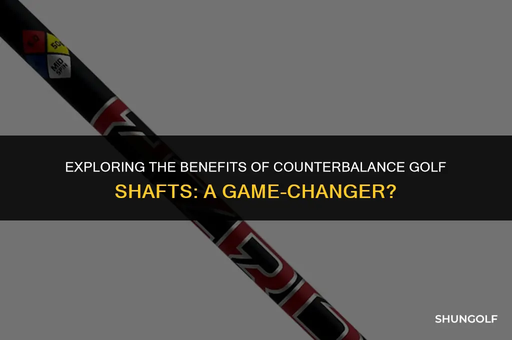what are counter balance golf shaft