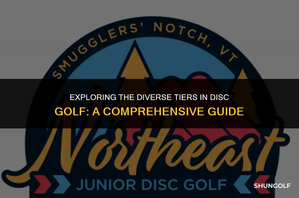 what are different tiers in disc golf