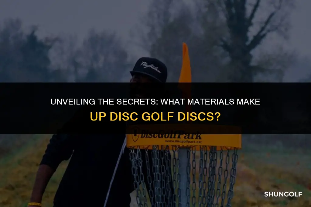 what are disc golf disc made of