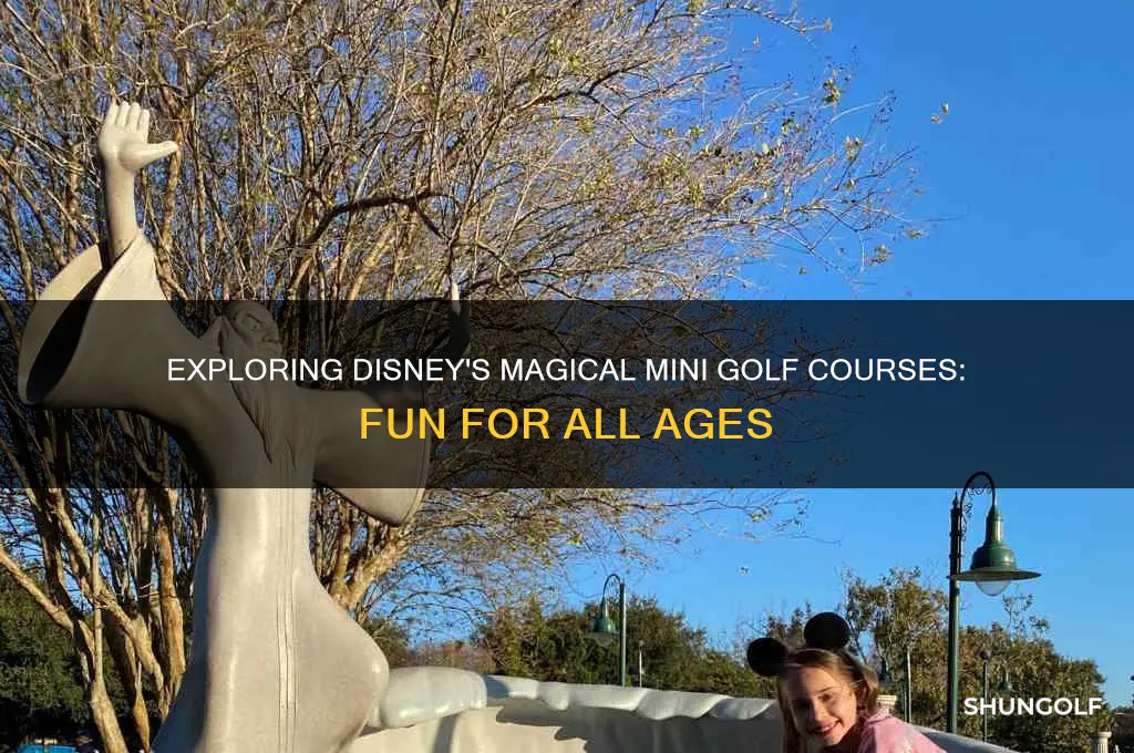 what are disney mini golf courses