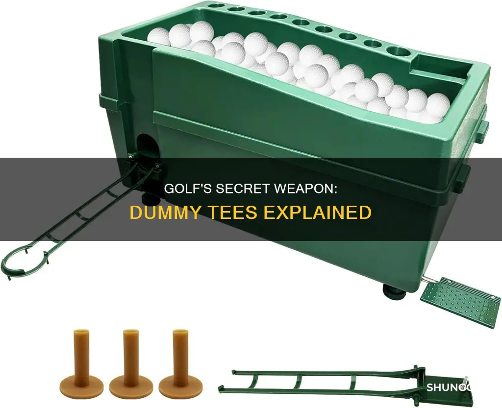 what are dummy tees in golf