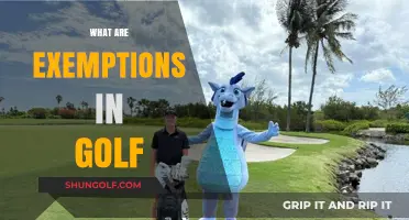 Golf's Unique Exemptions: Understanding the Intricacies