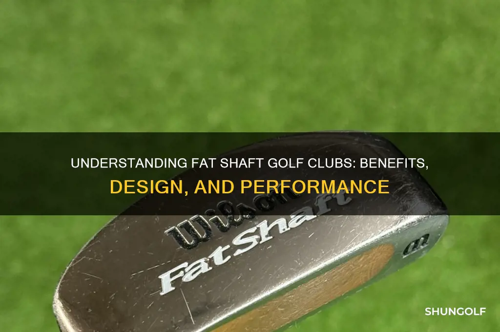 what are fat shaft golf clubs