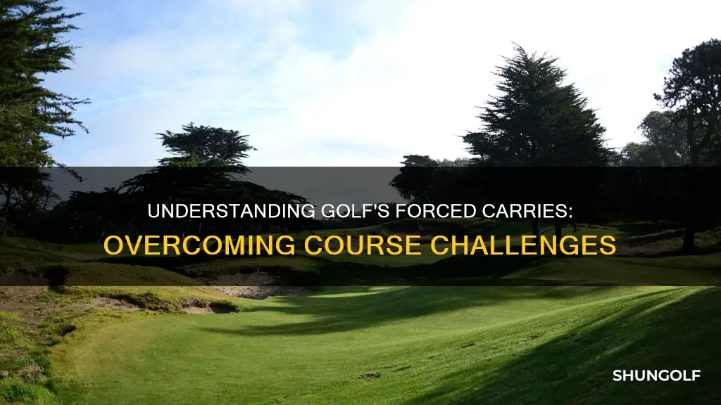 what are forced carries in golf
