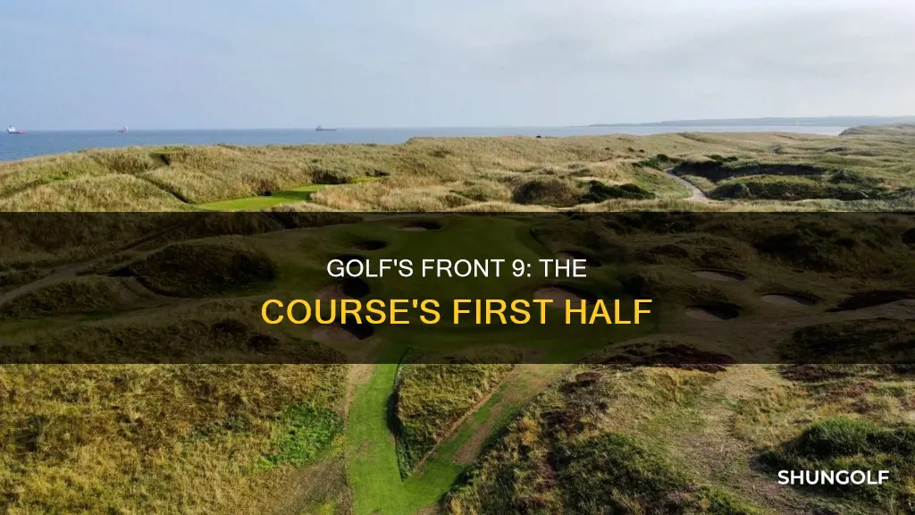 what are front 9 in golf