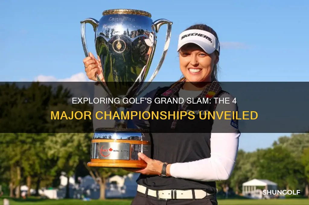 what are ghe 4 majors in golf