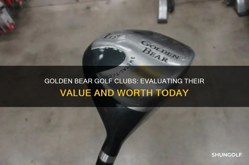 what are golden bear golf clubs worth