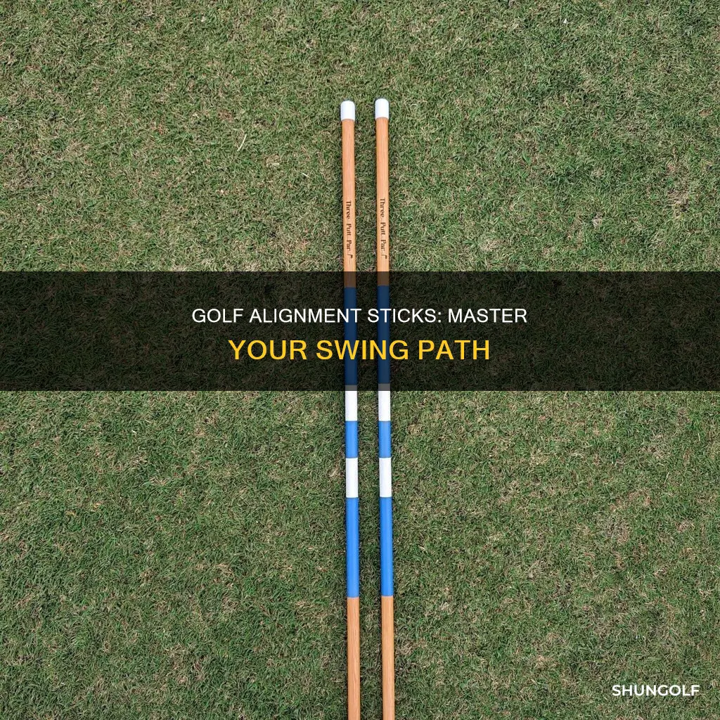 what are golf alignment sticks