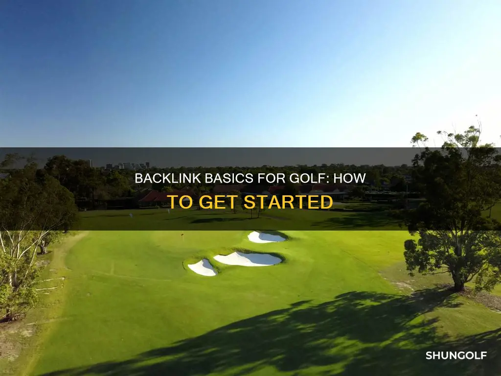 what are golf backlinks