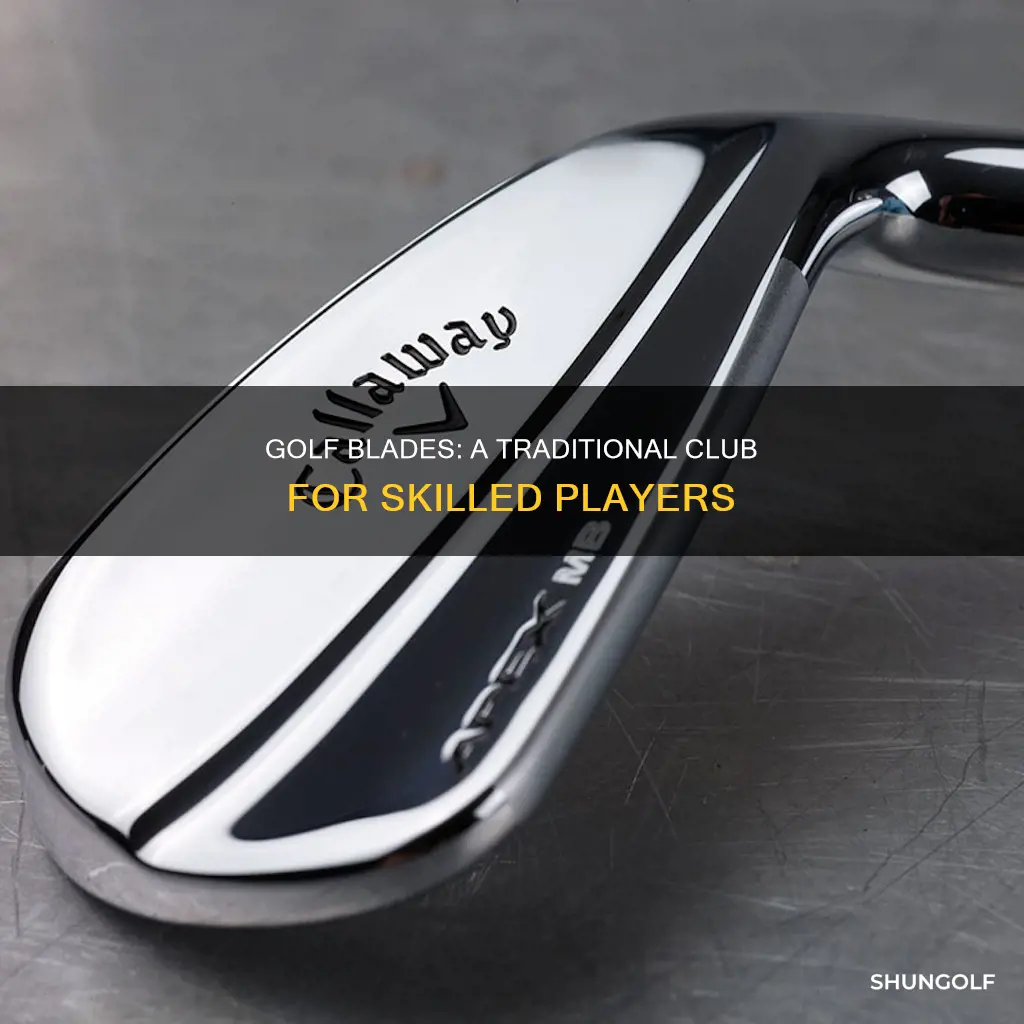 what are golf blades