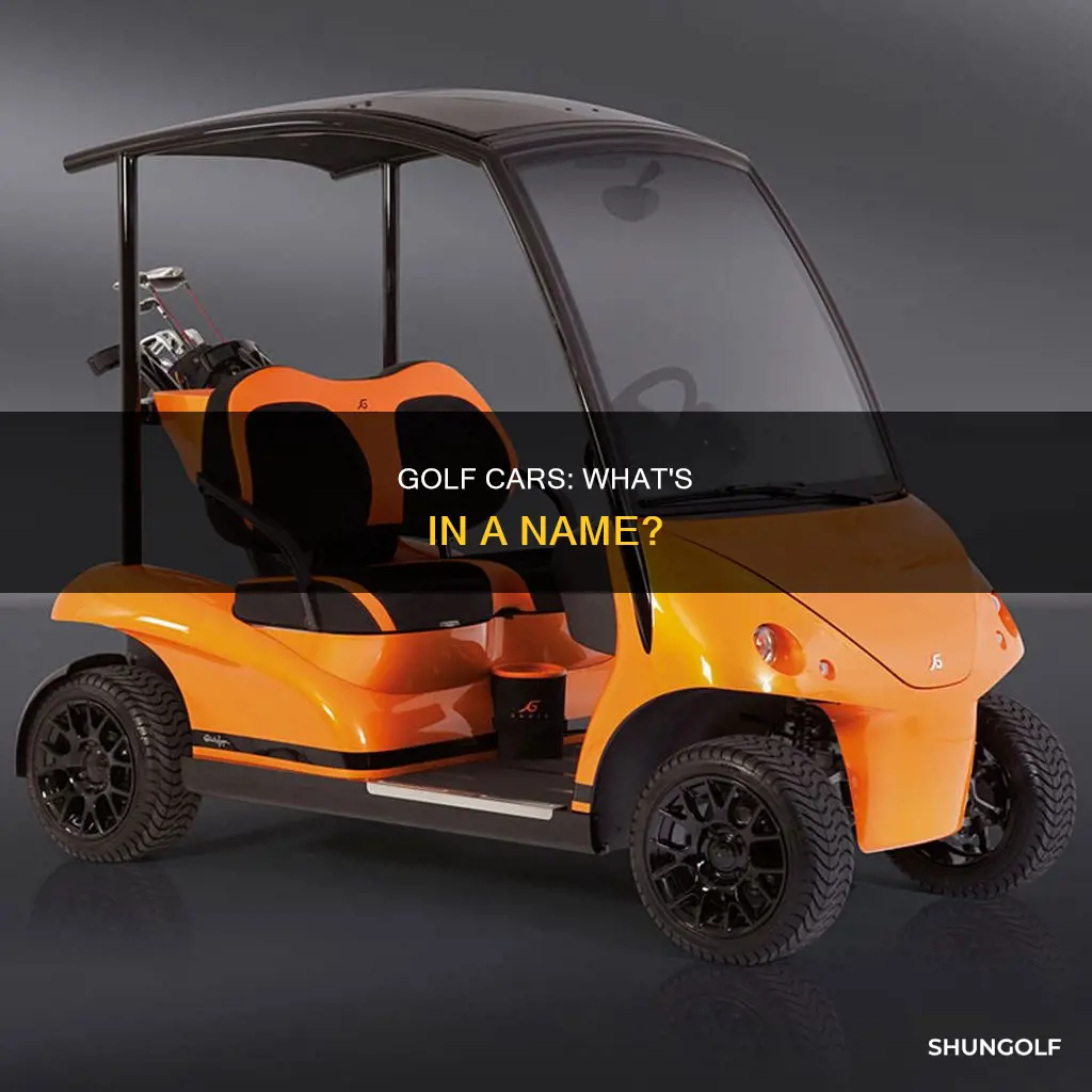 what are golf cars called