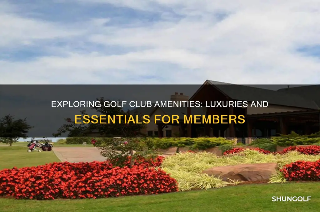 what are golf club ammenities
