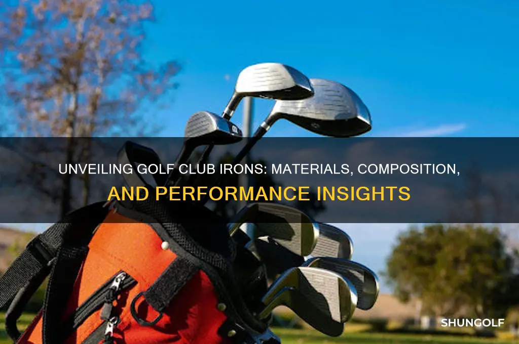 what are golf club irons made of