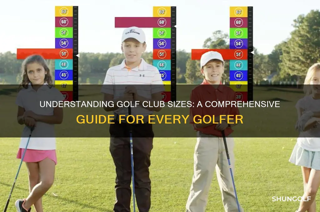 what are golf club sizes