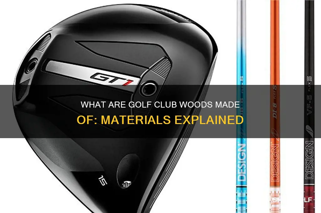 what are golf club woods made of