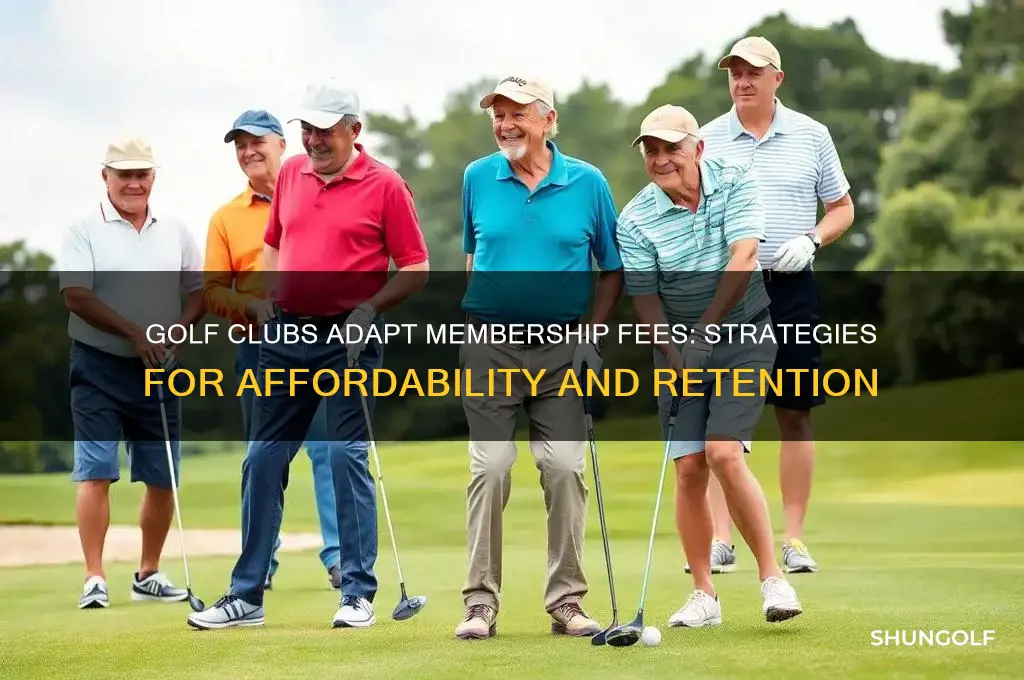 what are golf clubs doing about membership fees