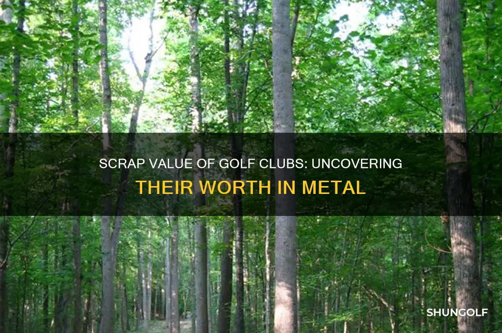 what are golf clubs worth in scrap