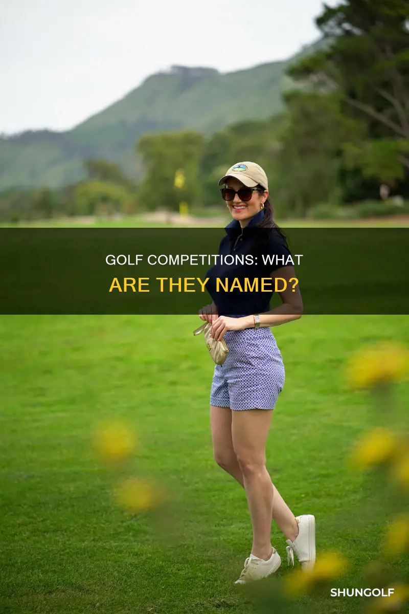 what are golf competitions called