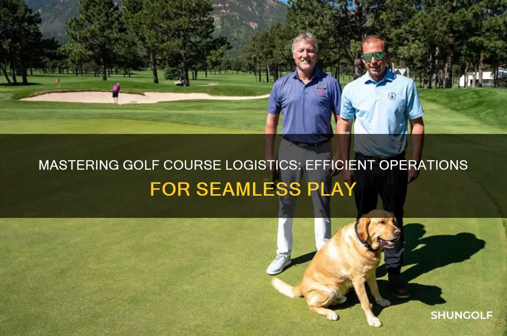what are golf course logistics