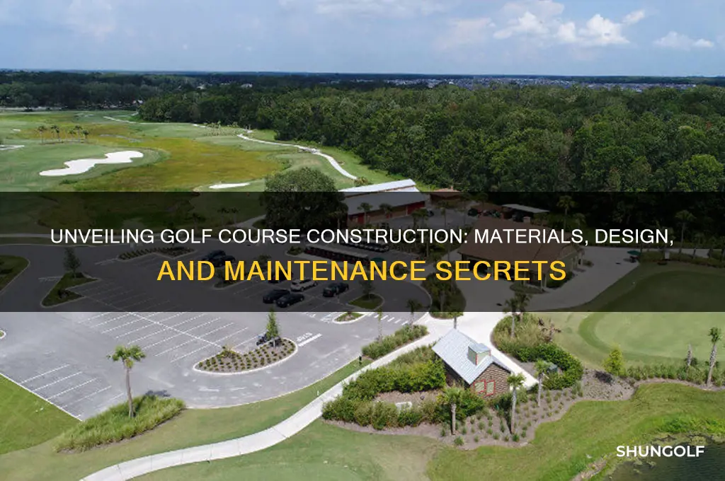 what are golf courses made of