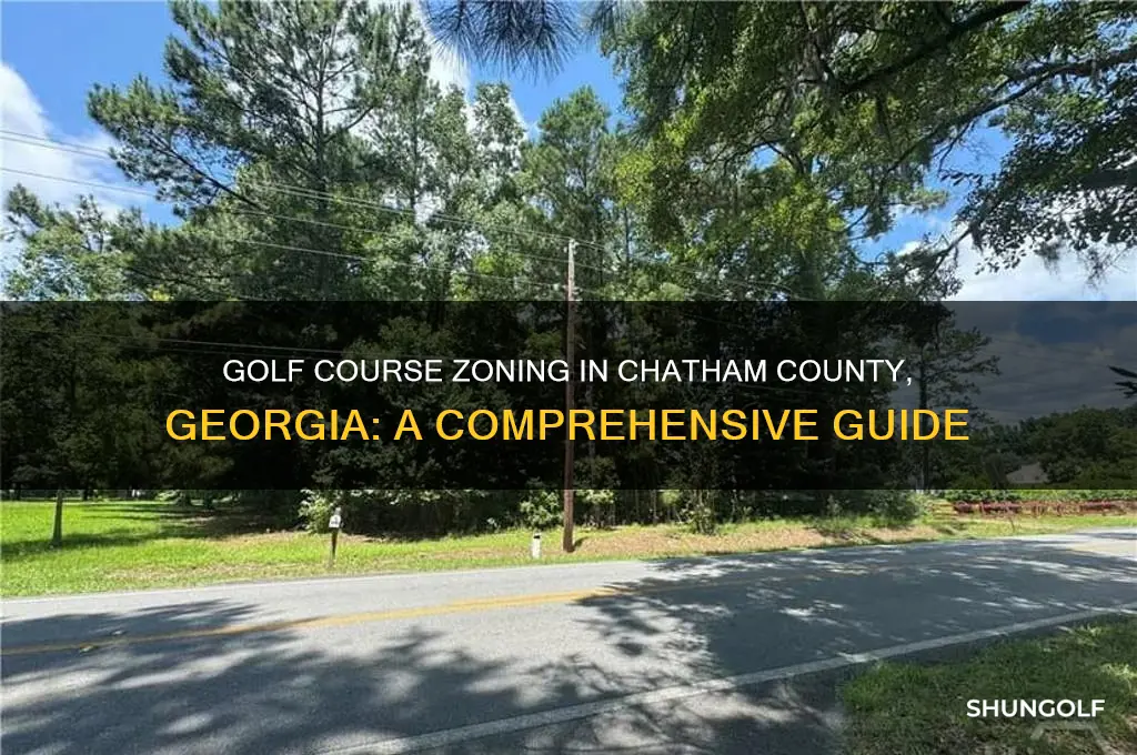 what are golf courses zoned as in chatham county georgia