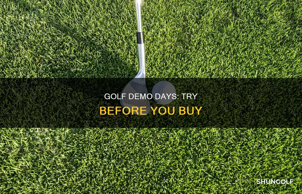 what are golf demo days