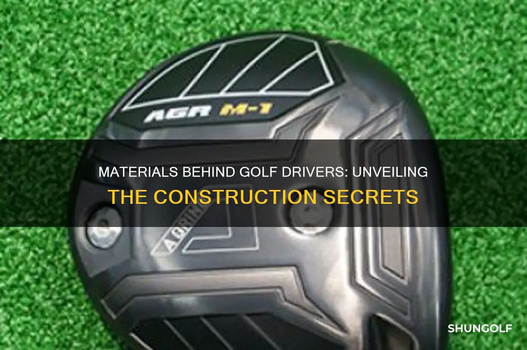 what are golf drivers normally made of