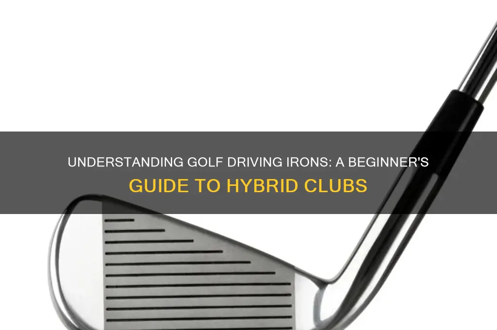 what are golf driving irons