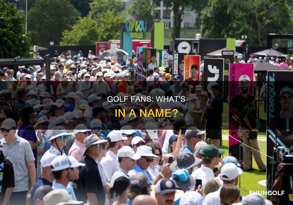 what are golf fans called