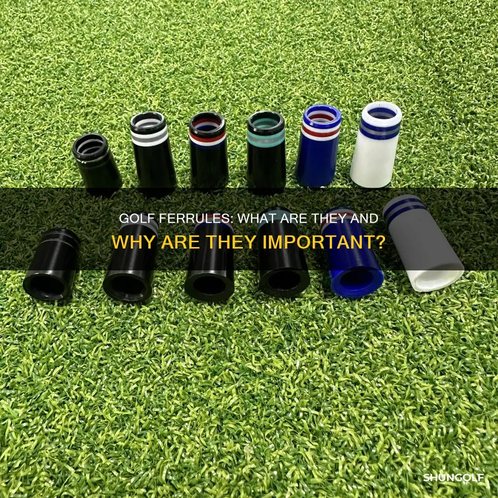 what are golf ferrules