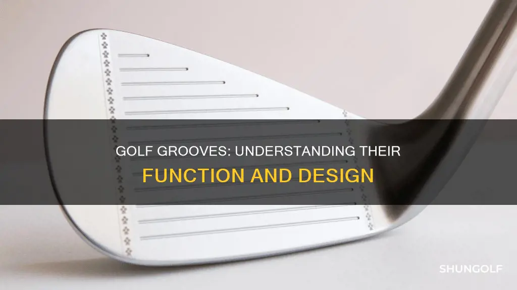 what are golf grooves