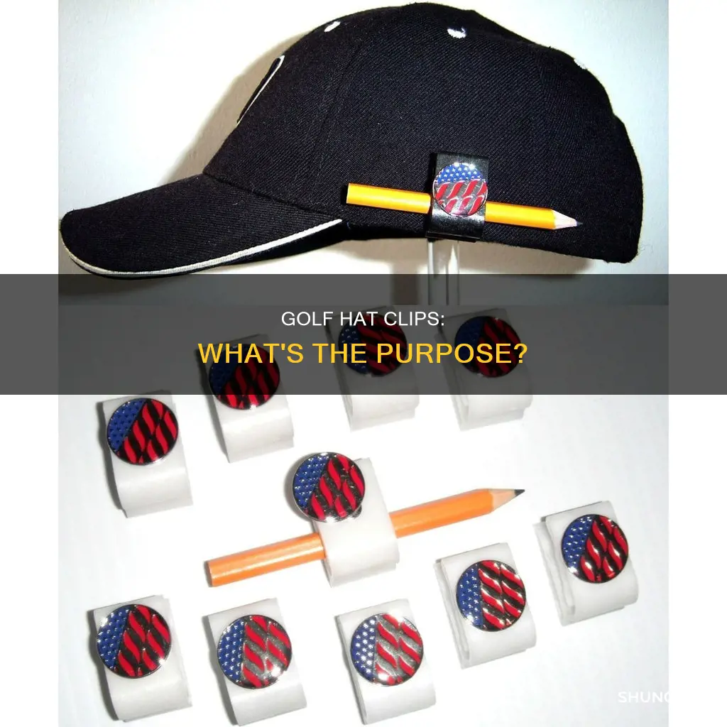 what are golf hat clips for
