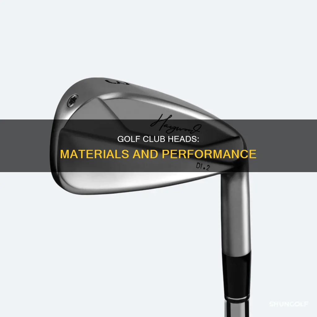 what are golf heads made of