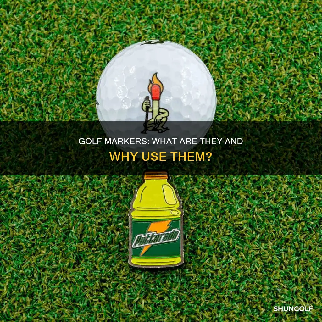 what are golf markers