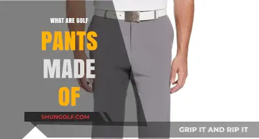Golf Pants: What Materials Are Used?