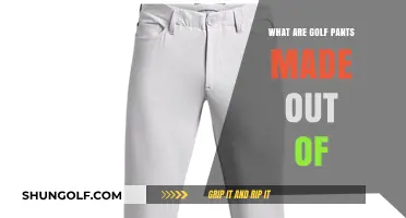 Unveiling Golf Pants Materials: Fabric Composition and Comfort Explained