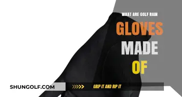 Materials Behind Golf Rain Gloves: Enhancing Grip in Wet Conditions