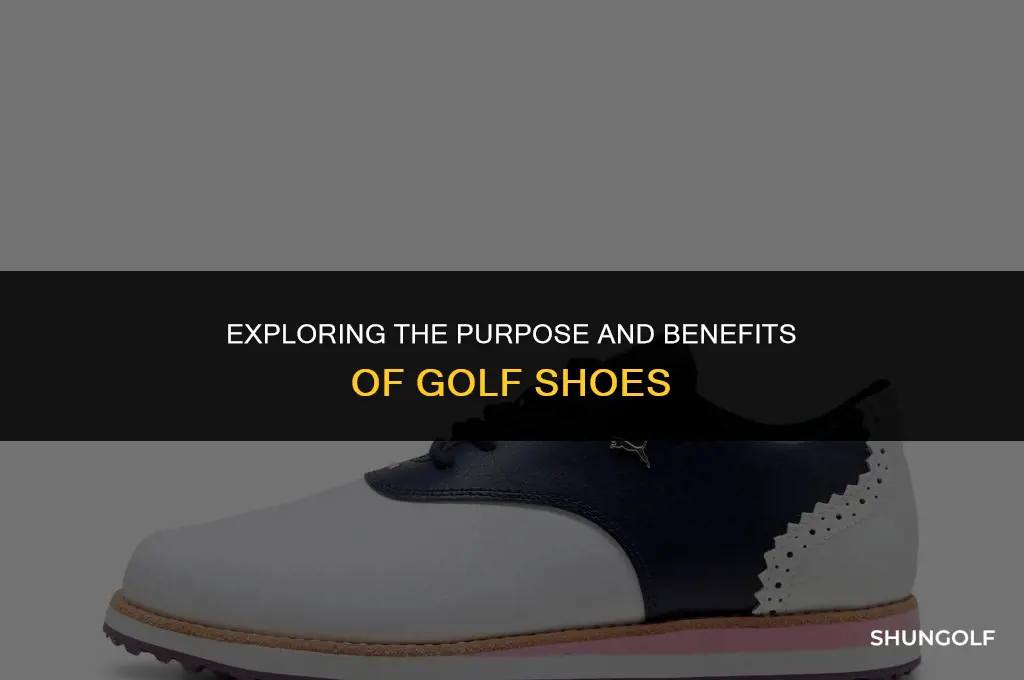 what are golf shoes for