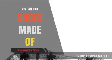 Exploring the Composition of Golf Shoes: A Comprehensive Guide