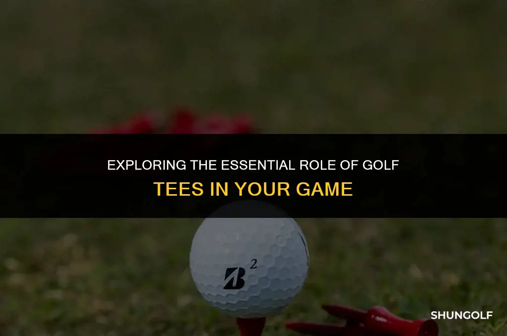 what are golf tees used for