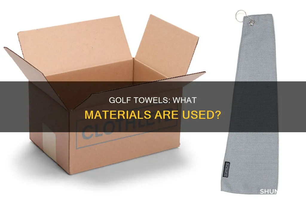 what are golf towels made of