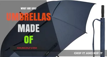 Golf Umbrella Materials: Fabric, Shaft, and Handle