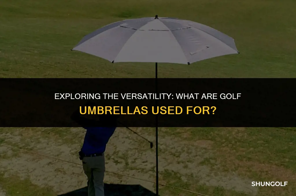 what are golf umbrellas used for