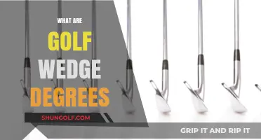 Golf Wedge Degrees: Understanding Loft Angles