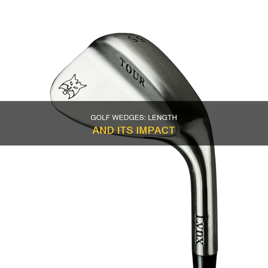 what are golf wedges length